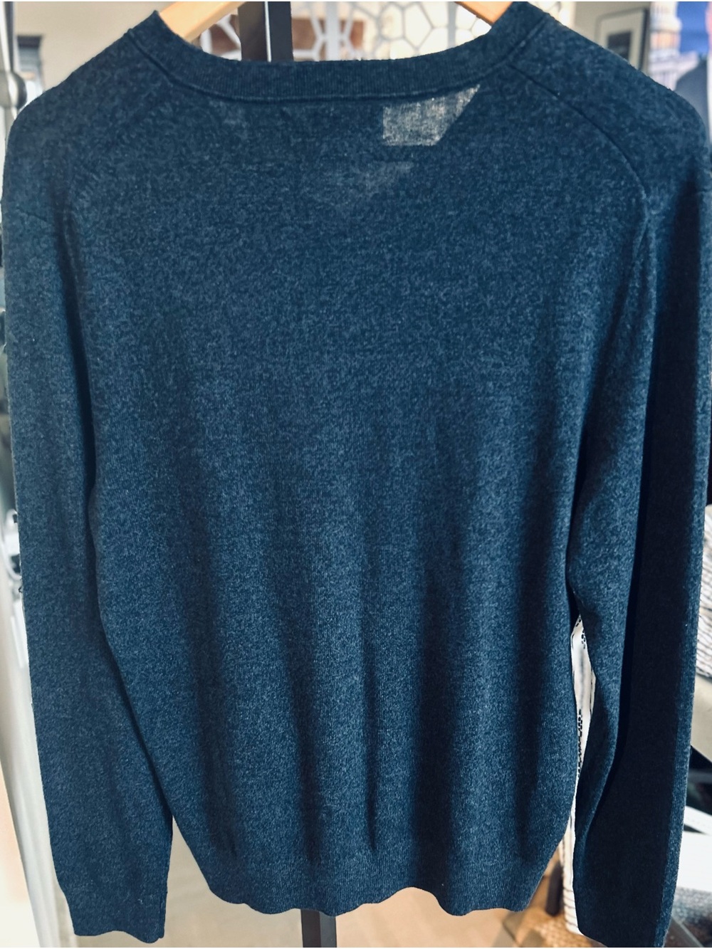 Banana Republic Men's Crewneck Sweater in Charcoal Blue